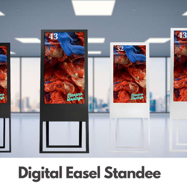 digital easel standee